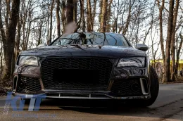 Első lökhárító AUDI A7 4G facelift előtti (2010-2014) RS7 Design, középső rács nélkül-image-6041121