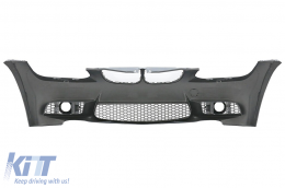 Első lökhárító BMW 3-as E92/E93 M3 (06-09) PDC-vel, projektorok nélkül-image-6014087