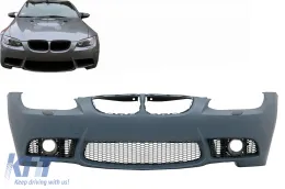 Első lökhárító BMW 3-as E92/E93 M3 (06-09) PDC-vel, projektorok nélkül-image-6059691