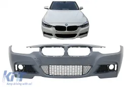 Első lökhárító BMW 3-as F30 F31 (2011-től) M-Technik ködlámpa nélkül-image-6042197