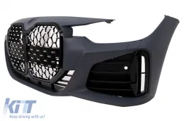 Első lökhárító BMW 3-as F30 F31 Non LCI & LCI (2011-2018) G80 M3 Design hűtőrács konverzióhoz-image-6101208