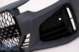 Első lökhárító BMW 3-as F30 F31 Non LCI & LCI (2011-2018) G80 M3 Design hűtőrács konverzióhoz-image-6101210