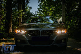 Első lökhárító BMW 3 F30 F31 (2011-2019) M-Technik dizájn ködlámpák nélkül-image-6094057