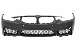 Első lökhárító BMW 3 F30 F31 nem LCI és LCI (2011-2018) modellekhez, M3 Sport EVO Dizájn, dupla csíkos vese hűtőráccsal-image-6034473
