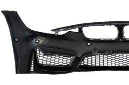 Első lökhárító BMW 3 F30 F31 nem LCI és LCI (2011-2018) modellekhez, M3 Sport EVO Dizájn, dupla csíkos vese hűtőráccsal-image-6034477