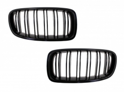 Első lökhárító BMW 3 F30 F31 nem LCI és LCI (2011-2018) modellekhez, M3 Sport EVO Dizájn, dupla csíkos vese hűtőráccsal-image-6034479