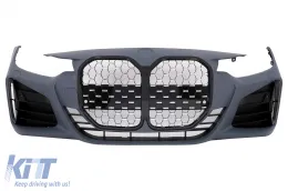 Első lökhárító BMW 4-es F32 F33 F36 (2013-2017) Coupe Convertible Gran Coupe M4 Design hűtőrács-image-6101124