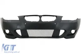 Első lökhárító BMW 5-ös E60 (07-10) M-Technik Design PDC 18mm-image-5988236