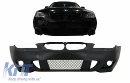 Első lökhárító BMW 5-ös E60/E61 (2003-2010) M-Technik Design, ködlámpa nélkül-image-6065477