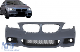Első lökhárító BMW F10 F11 5-ös széria (2011-től) M-Technik Design, ködlámpa nélkül-image-6094045