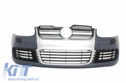 
Első lökhárító és küszöb spoiler VW Golf V 5 (2003-2007) modellekhez, R32 dizájn, alumínium hatásu hűtőrács-image-6032709