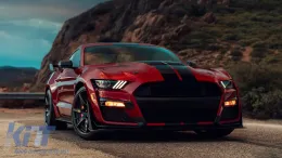 Első lökhárító Ford Mustang Mk6 VI Facelift (2018-2019), GT500 Dizájn-image-6084432