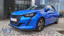 Első lökhárító koptató spoiler Peugeot 208 Mk2 (2020-tól) Piano Black-image-6089907