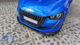 Első lökhárító koptató spoiler Peugeot 208 Mk2 (2020-tól) Piano Black-image-6089909