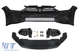 Első lökhárító központi hűtőráccsal és koptató spoilerrel VW Jetta Mk7 (2019-2021) GLI Design-image-6087515