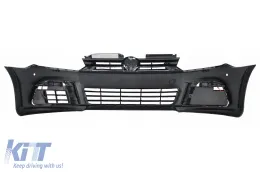 Első lökhárító LED nappali menetfénnyel és dinamikus irányjelzővel VW Golf VI (MK6) (2008-2013) R20 design, PDC-image-6052372