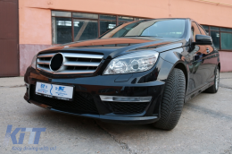 Első Lökhárító Mercedes C-osztály W204 (2012-up) C63 Facelift AMG Design-image-6089734