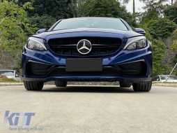 Első lökhárító MERCEDES C-osztály W205 S205 A205 C205 (2014-2019) limuzin T-Model Coupe Cabriolet-image-6069391