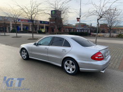 Első Lökhárító Mercedes W211 E-osztály Facelift (2006-2009) Ködlámpák nélkül-image-6089919