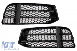 image-9-Első lökhárító Oldal rács Audi A5 8T (2007-2016) modellekhez, RS5 Dizájn, fekete