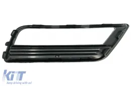 Első lökhárító oldalrács VW Golf VII 7 (2013-2017), R-Line Dizájn, zongoralakk fekete-image-6074213