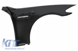 Első lökhárító sárvédőkkel BMW 5-ös F10 F11 2011-up, PDC és fényszórómosó támogatással, M5 Design-image-6034433