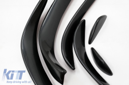 Első lökhárító splitter Aero Mercedes C-osztály W205 S205 C205 A205 (2015-2018), C43 Dizájn, zongoralakk fekete-image-6073299