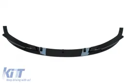 Első lökhárító spoiler BMW 3-as F30 Sedan F31 Touring (2011-2019) Piano Black-image-6100990
