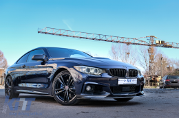 Első lökhárító spoiler BMW 4-es F32 Coupe, F33 Cabrio, F36 Gran Coupe (2013-03.2019), M-performance dizájn, szénszálas fóliás-image-6079393