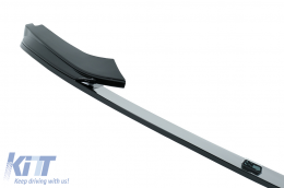 Első lökhárító spoiler BMW 4-es F32 Coupe F33 Cabrio F36 Grand Coupe (2013-03.2019) M Design Piano Black-image-6100897