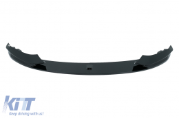 Első lökhárító spoiler BMW 4-es F32 Coupe F33 Cabrio F36 Grand Coupe (2013-03.2019) M Design Piano Black-image-6100898