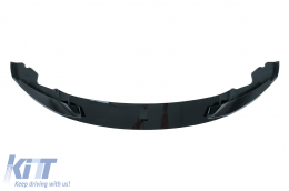 Első lökhárító spoiler BMW 4-es F32 Coupe F33 Cabrio F36 Grand Coupe (2013-03.2019) M Design Piano Black-image-6100901