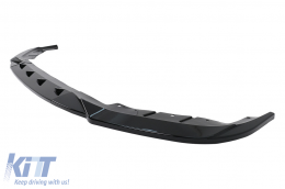 Első lökhárító spoiler BMW 5 G30 G31 LCI (07.2020-tól) M Sport dizájn zongora fekete-image-6100941