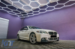 Első lökhárító spoiler BMW 5-ös F10 F11 Sedan Touring 11-17, M-performance Design, fekete-image-6087488