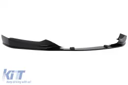 Első lökhárító spoiler BMW 5-ös G30 G31 Limousine / Touring (2017-) M Sport modellekhez, H-Design zongorafekete-image-6108476