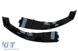 Első lökhárító spoiler BMW 5-ös G30 Limousine G31 Touring (2017-2019) M Sport Design Piano Black-image-6100949
