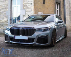 Első lökhárító spoiler BMW 7 G11 G11 G12 LCI M Sport (02.2019-től) Zongora fekete-image-6089063