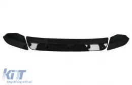 Első lökhárító spoiler BMW X3 G01 (2017-) zongoralakk fekete-image-6082886