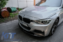 Első lökhárító spoiler és hátsó diffúzor BMW 3 F30 F31 (2011-) modellekhez, M-performance dizájn, szénszálas fóliás-image-6065862