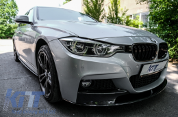 Első lökhárító spoiler és hátsó diffúzor BMW 3 F30 F31 (2011-) modellekhez, M-performance dizájn, szénszálas fóliás-image-6065863