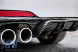 Első lökhárító spoiler és hátsó diffúzor BMW 3 F30 F31 (2011-) modellekhez, M-performance dizájn, szénszálas fóliás-image-6065867