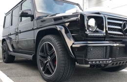 Első lökhárító spoiler LED DRL kiegészítő Mercedes W463 G-osztály AMG (1989-től)-image-6039146
