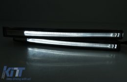 
Első lökhárító spoiler LED nappali menetfénnyel Mercedes G-osztály Facelift W463 / W464 (2018-) modellekhez-image-6073193
