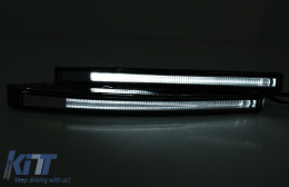
Első lökhárító spoiler LED nappali menetfénnyel Mercedes G-osztály Facelift W463 / W464 (2018-) modellekhez-image-6073194