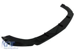 Első lökhárító spoiler Mercedes A-osztály W177 V177 Sport-Line / A35 (2018-tól) modellekhez, zongoralakk fekete-image-6092880