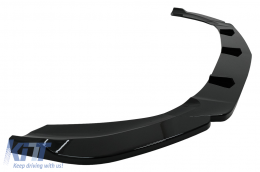 Első lökhárító spoiler Mercedes A-osztály W177 V177 Sport-Line / A35 (2018-tól) modellekhez, zongoralakk fekete-image-6092882