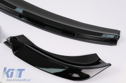 Első lökhárító spoiler Tesla Model 3 (2017-) - zongoralakk fekete-image-6071234