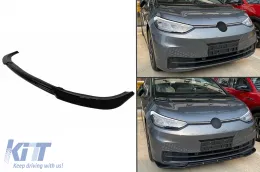 Első lökhárító spoiler toldat VW ID3 (2019-2022) Piano Black-image-6101335