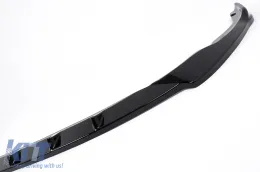Első lökhárító spoiler VW Transporter T6 2015+ modellekhez, fényes fekete-image-6113680
