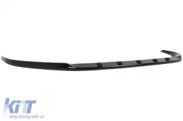 Első lökhárító spoiler VW Transporter T6 2015+ modellekhez, fényes fekete-image-6113674